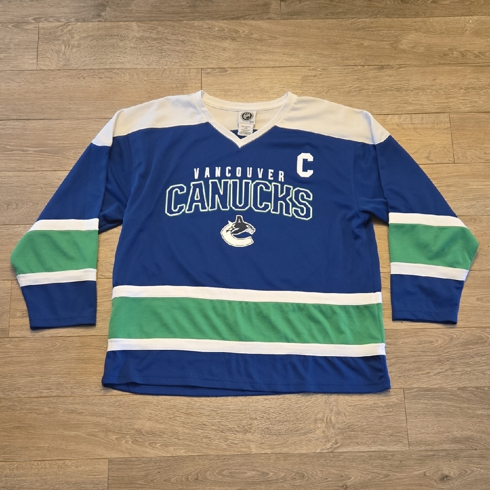 Vancouver Canucks Sedin Blue and White NHL Jersey